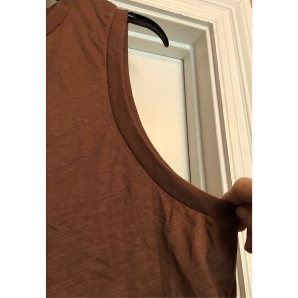 COTTON ON BODY - L Sz L Cropped Tank Top w/Crew Neck & Cut-In Sleeves CUTE & NWT - Picture 6 of 14